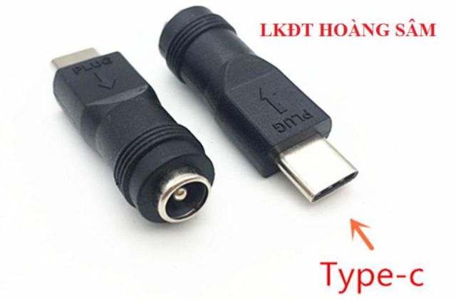Đầu Chuyển Đổi DC 5.5x2.1mm sang USB TYPE C(1 chiếc)