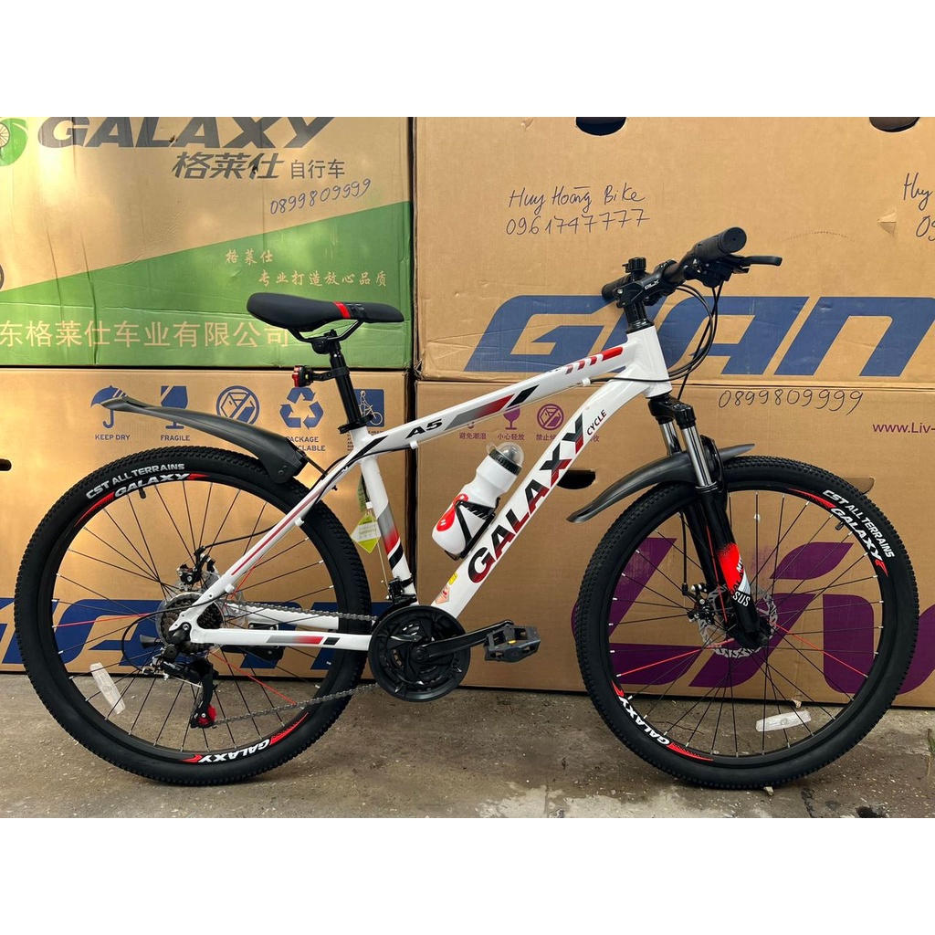 Xe Đạp Thể Thao Galaxy A5 Size 26 Inches - Khung Nhôm, Groupset Shimano EF41 Phiên Bản Mới Nhất 2022