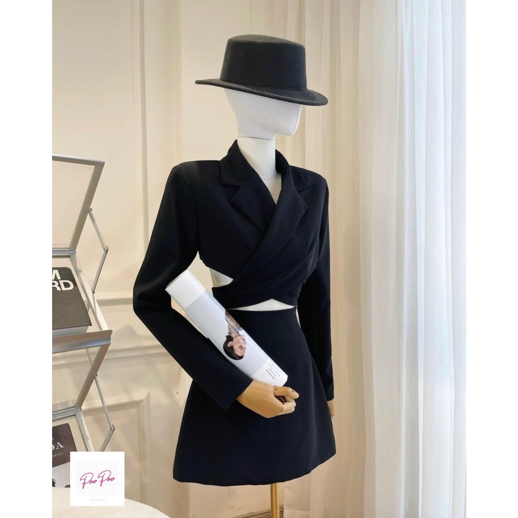 Đầm thiết kế Vest cut-out SIMPLE DRESS