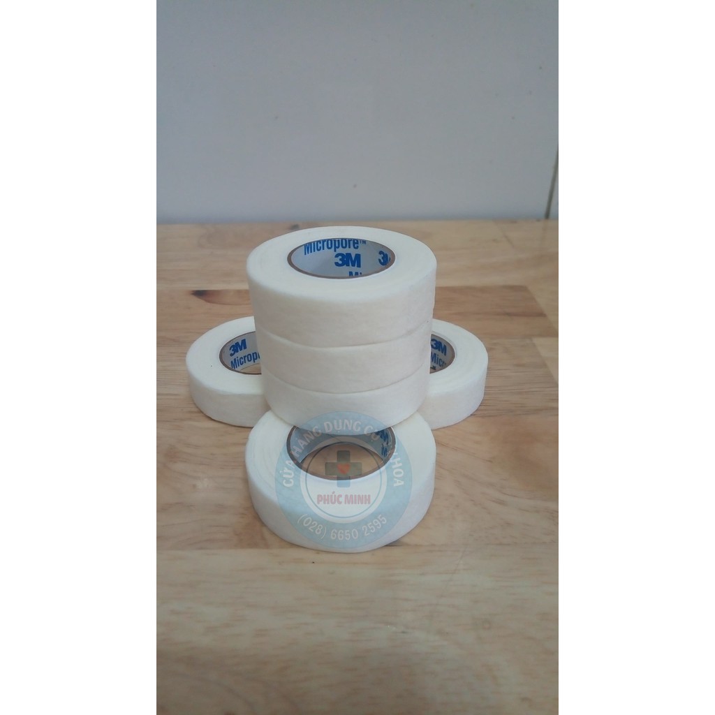 Băng Keo Giấy 3M Micropore/Urgpore Cố Định Mũi Thẩm Mĩ  - Lẻ