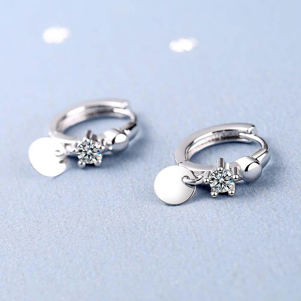 Bông Tai Hình Lục Giác Phong Cách Hàn Quốc Cho Nữ