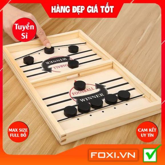 Bộ cờ búng bàn đấu bằng gỗ-Trò chơi Game Gia Đình-Team Siêu Vui Nhộn-luyện khéo tay-đồ chơi gắn kết gia đình