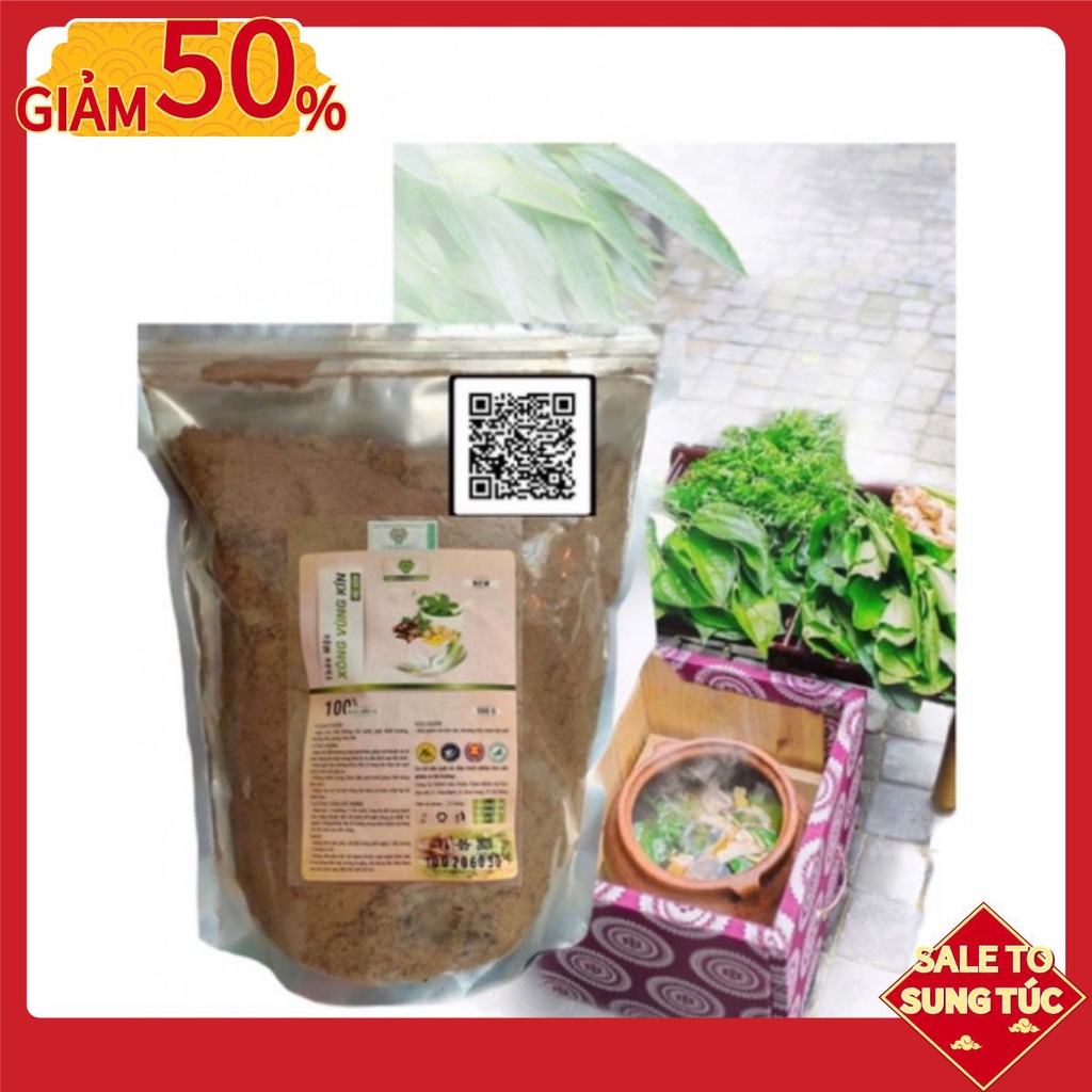 BỘT XÔNG HƠI VÙNG KÍN MẸ KEN - GÓI 500GR DÙNG ĐƯỢC CHO SẢN PHỤ SAU SINH