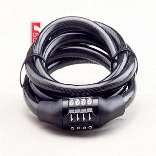 Khóa điện kết hợp mã 4 số có dây cho xe đạp leo núi / ô tô