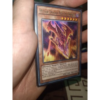 Tên thẻ bài yugioh: Meteor Dragon Red-Eyes Impact - INOV-EN028 - Rare 1st Edition