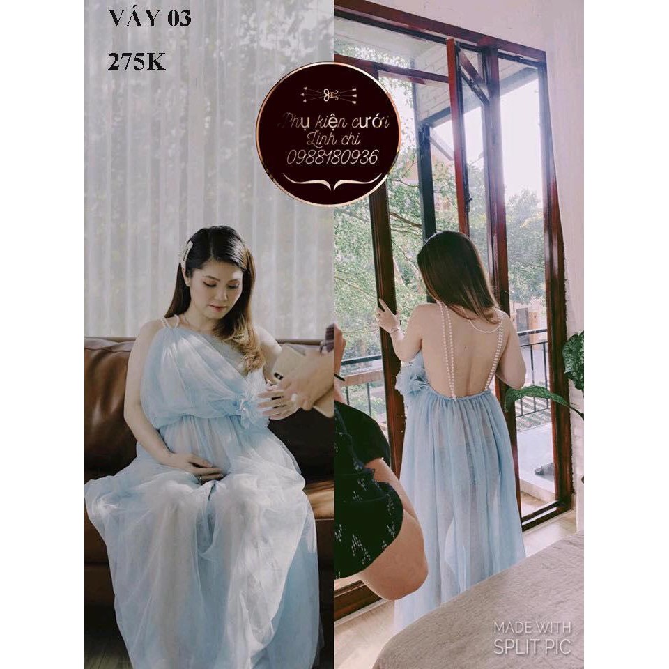 Váy conset chụp hình