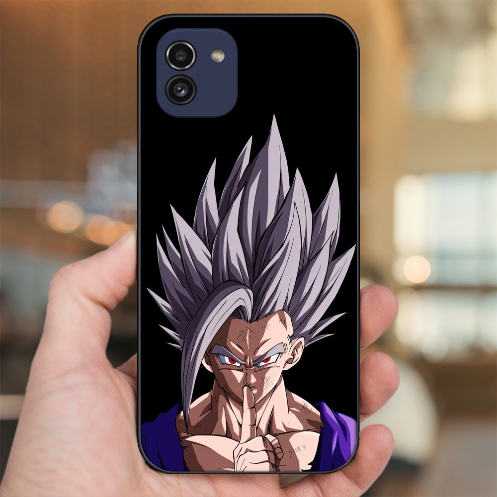 Ốp lưng Samsung A03 viền đen in hình Gohan Dragon Ball