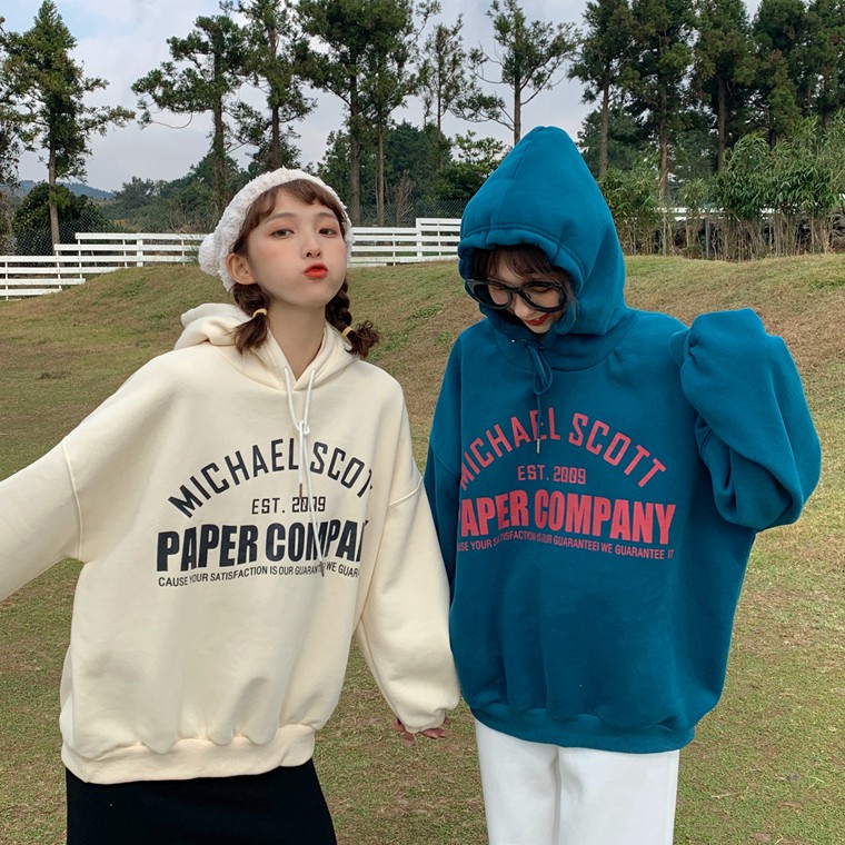 Áo hoodie phong cách Hàn Quốc năng động trẻ trung dành cho nữ