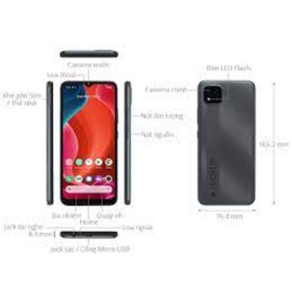 điện thoại Realme C20 2sim ram 2G rom 32G Chính Hãng, Màn hình: LCD6.5&quot;HD+, pin 5000mah, cày Game siêu mượt