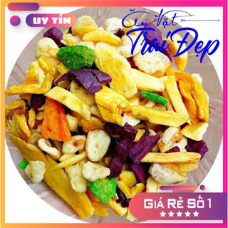 Xả kho trái cây thập cẩm sấy khô hủ pet 300g - trai đẹp snack