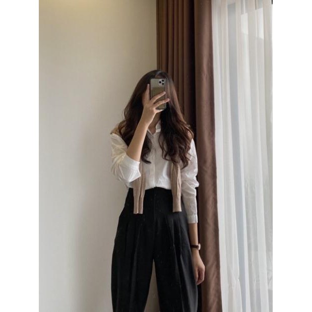 Quần baggy cạp liền 2khuy_TLO001 Amee Fashion