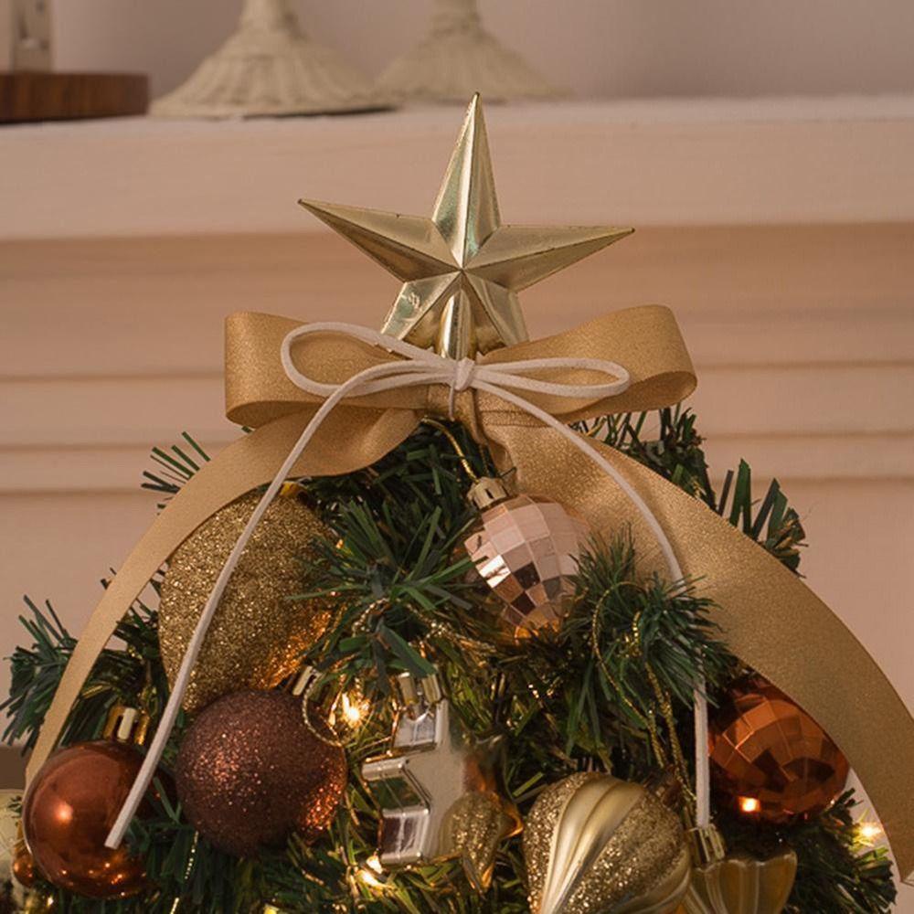 Cây Thông Giả Có Đèn LED Để Bàn Trang Trí