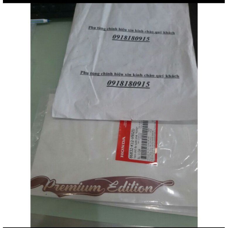 Tem premiumedition honda tem ốp sườn honda lead 125 chính hãng honda