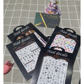 Sticker dán móng , nail sticker design móng tay