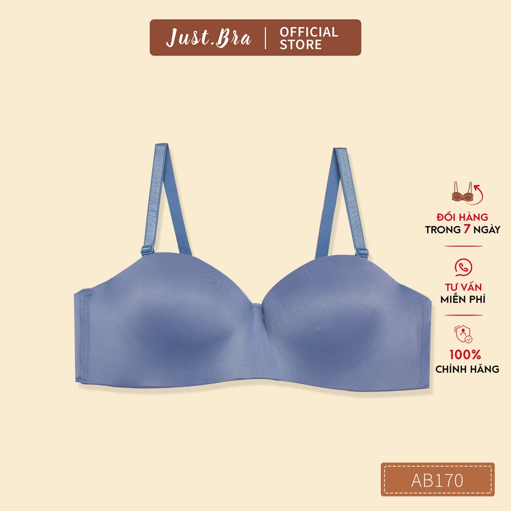 [Mã WABRJB031 giảm 10% đơn 99k] Áo ngực trơn cup ngang Just Bra thiết kế su êm ái AB170