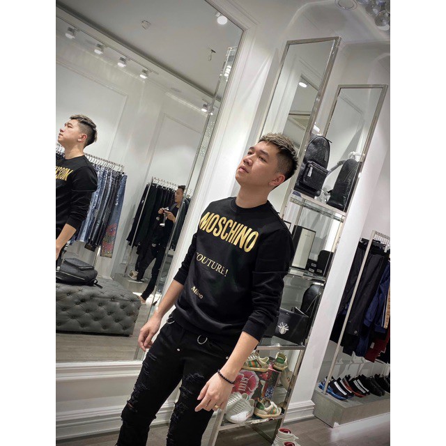 Áo thể thao nam chất liệu thun nỉ in nhũ vàng MCN | BigBuy360 - bigbuy360.vn