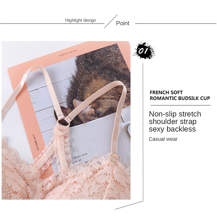 áo lót Không Đường May Có Mút Nâng Ngực