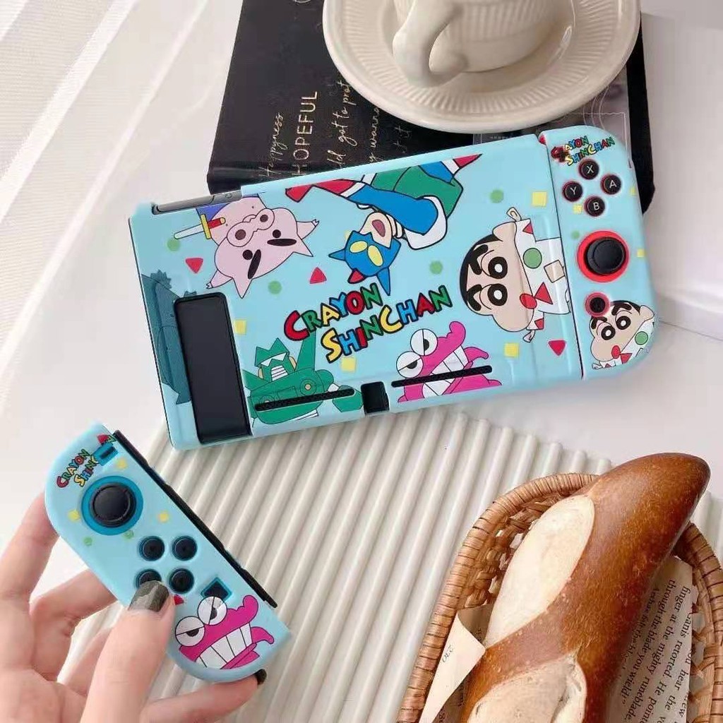 Vỏ Tpu Bảo Vệ Máy Chơi Game Cầm Tay In Hình Cậu Bé Bút Chì Shin-chan Dễ Thương