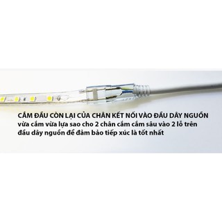 - Bộ 2 dây nguồn đèn led