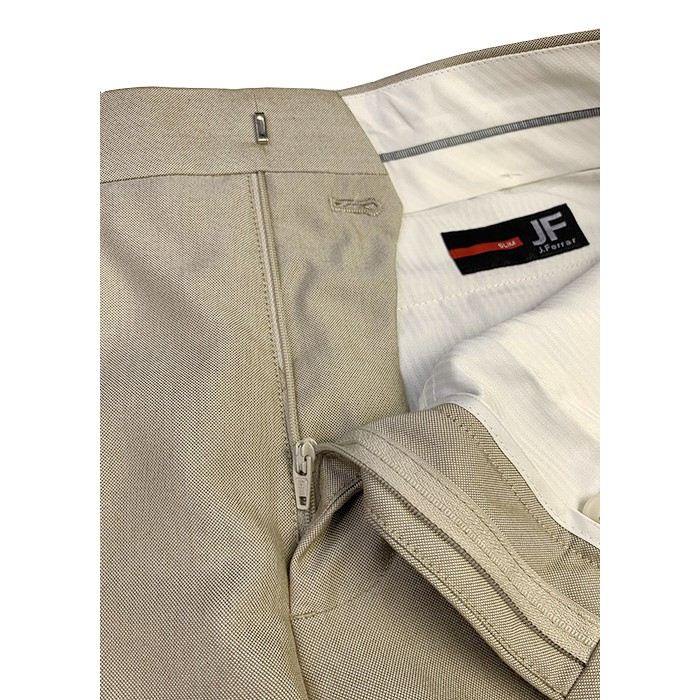 J.FERRAR - QUẦN TÂY NAM VĂN PHÒNG DÁNG SLIM FIT MÀU KEM VÀNG - 5533029 | BigBuy360 - bigbuy360.vn