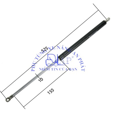 Ty chống nắp Cabo xe nâng Komatsu 3BA-50-41160 model: FD20-25-12/14,FD10-18-16/17 (525mm x155mm)| PH