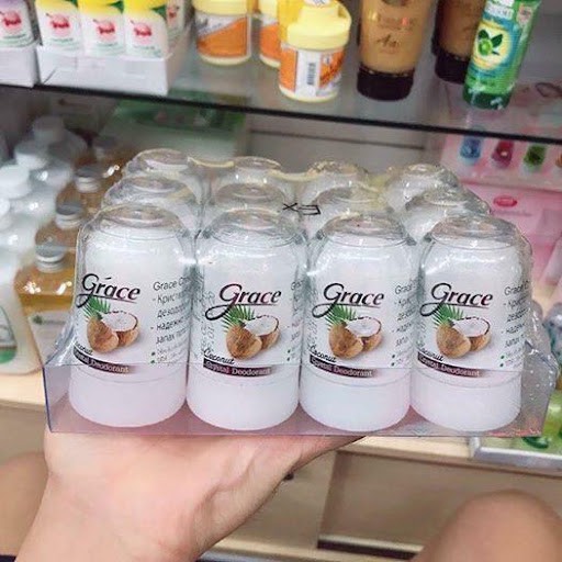 Lăn Khử Mùi Đá Khoáng Grace Thái Lan 70g