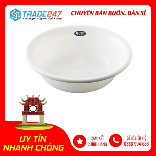 Chậu rửa mặt 4,5L màu trắng nhật bản