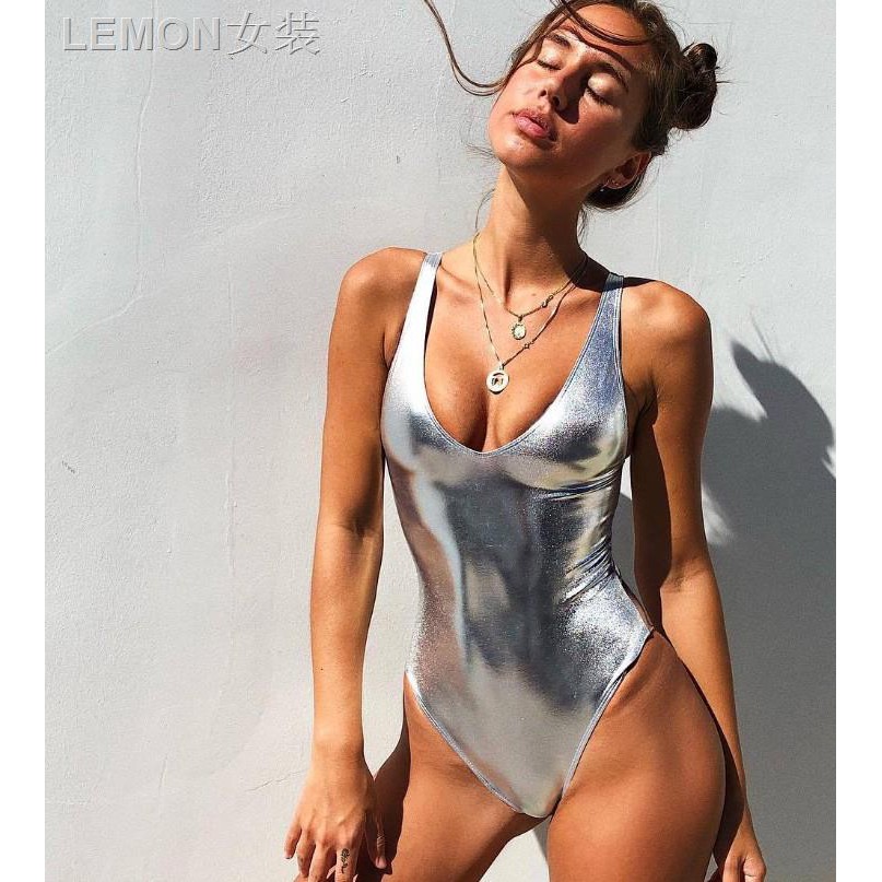 ◆♟Bikini Màu Bạc Sáng Da