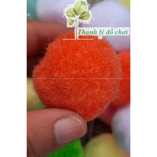 Hạt pom pom nhiều màu làm slime