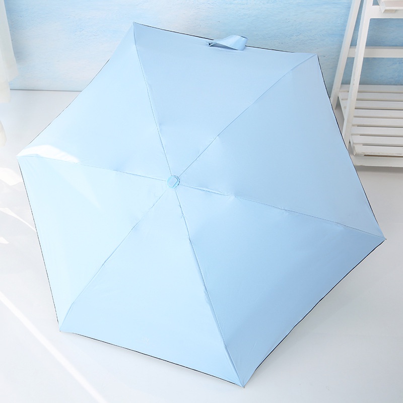 Dù Gấp Mini Siêu Nhẹ Chống Tia uv / Thấm Nước Tiện Dụng Mang Theo Du Lịch