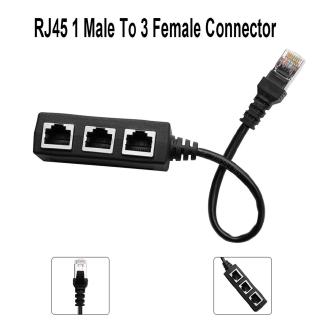 Cáp Chia Cổng Mạng Lan Mmyxrj45 1 Đầu Đực Sang 3 Đầu Cái