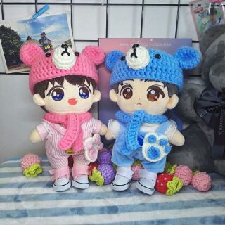 [Outfit] Set mũ gấu II cho Doll 20cm và 15cm