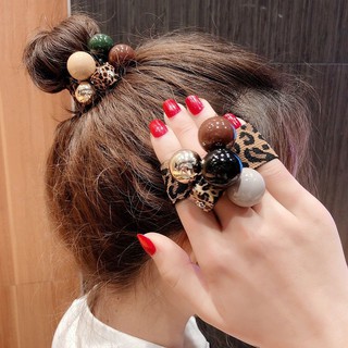 Dây buộc tóc 5 hạt tròn