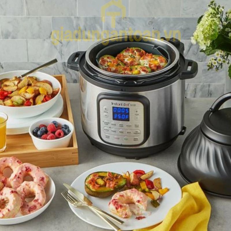 Nồi áp suất kiêm chiên không dầu đa năng Instant Pot Duo Crisp 11-in-1  - Bảo hành chính hãng