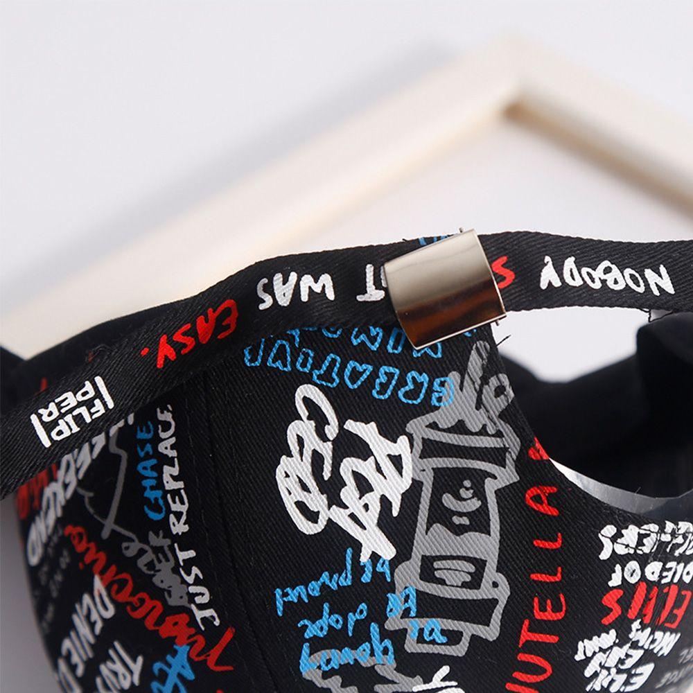 IVORY Mũ Lưỡi Trai Unisex Màu Sắc Graffiti Cá Tính Dễ Phối Đồ