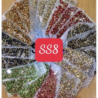 Đá nail chân nhọn ss8 (20 màu có sẵn từ ss3- ss38)