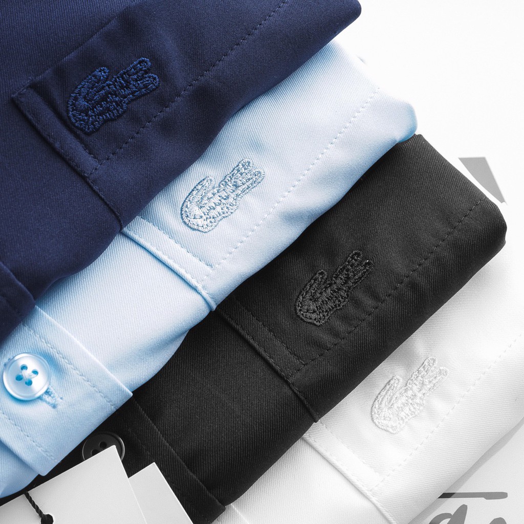 Sơ mi nam ngắn tay cổ bẻ cao cấp chất cotton thêu căng đét D365-SM11 | BigBuy360 - bigbuy360.vn