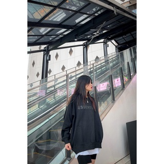 ĐEN - Áo Sweater Essentials hàng cao cấp