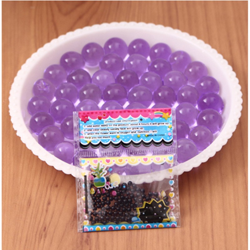 Gói 200 vHạt nở,hạt tinh thể nguyên liệu làm slime-Hạt nở giữ ẩm trồng cây thủy canh