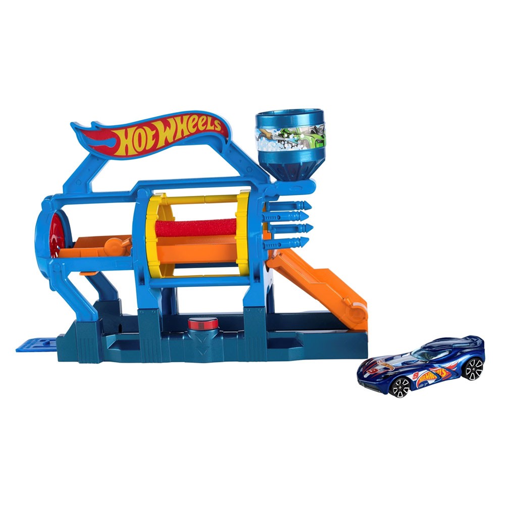 Bộ Hot Wheels rửa xe xoáy trục HOT WHEELS FJN35/FJN34