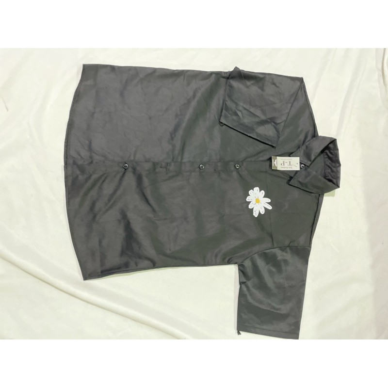 Áo khoác sơ mi hoa cúc form nước nam nữ mặc -shop3nunisex | BigBuy360 - bigbuy360.vn