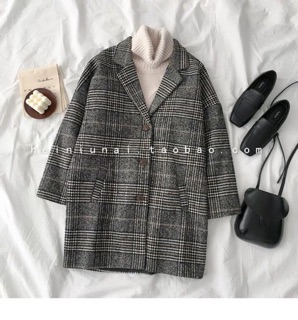 [ORDER] Áo khoác dạ đen