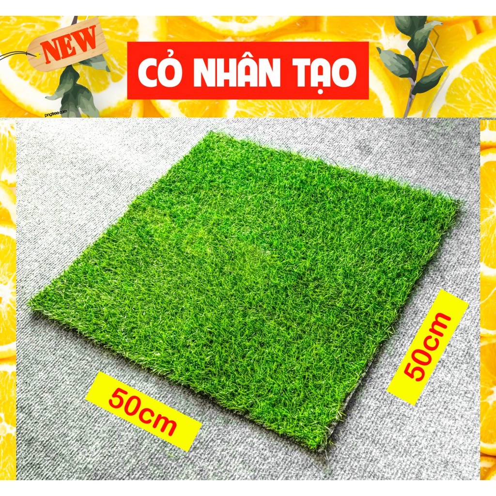 Thảm cỏ nhân tạo, loại cỏ cao 2cm  đủ kích thước