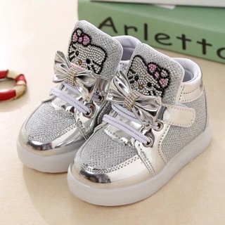 Giầy đừn led Hello Kitty cho bé gái