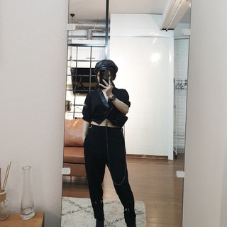 áo croptop bo chun