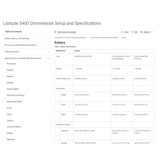 Pin dell Latitude 5400 Chromebook