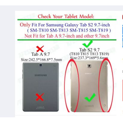 Bao da PU cao cấp xoay 360 sang trọng dành cho máy tính bảng Samsung Tab S2 9.7 T815 xanh-SKU-T815-va