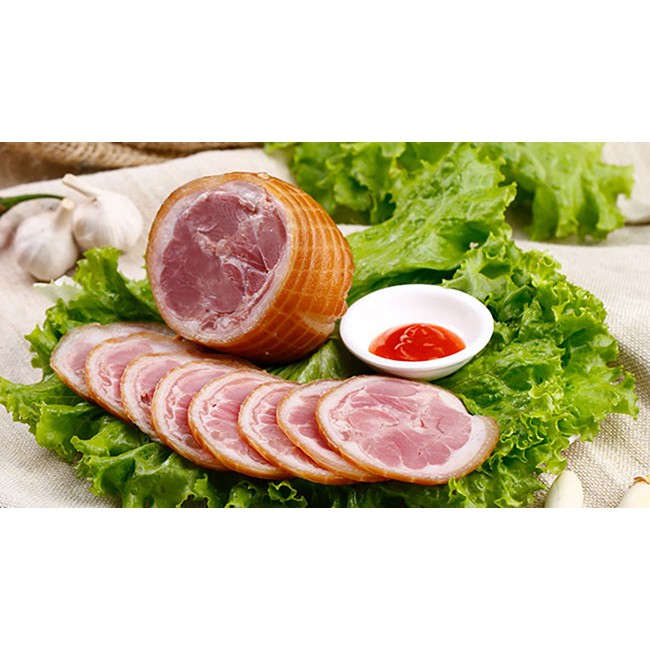 Bắp giò heo xông khói đặc biệt Con Heo Vàng size nhỏ tiện lợi 500g