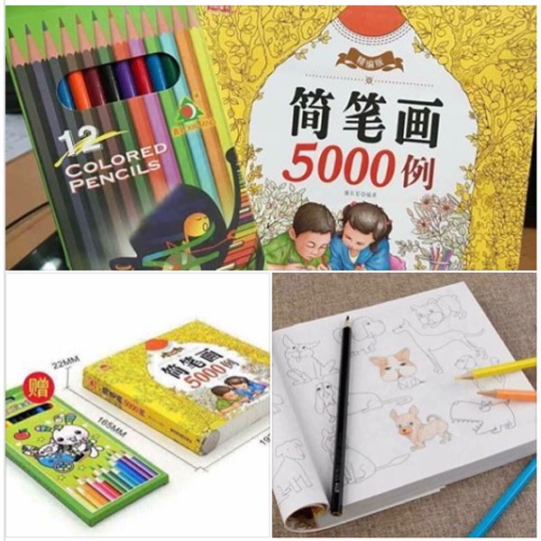 Bộ 5000 hình  cho bé yêu thoa sức sáng tạo
