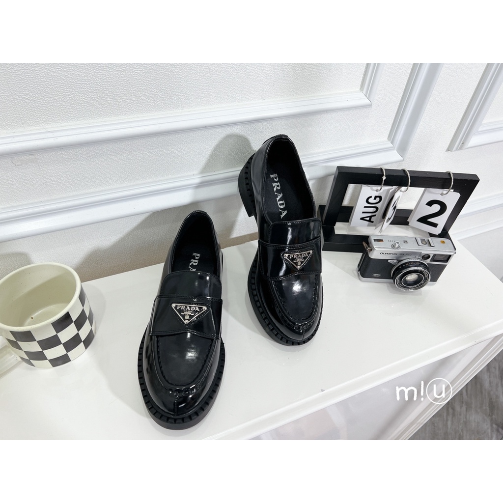 Giày oxford dành cho nữ màu đen thời trang cao cấp